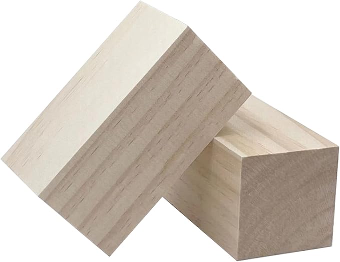 4 Inch Wood for Carving, Rectangular Wooden Blocks for DIY Carving, Large - Image 5