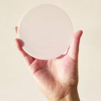 Set of 20 White Acrylic Discs, 1/8" Thick Round Transparent Circle Blanks - Image 2