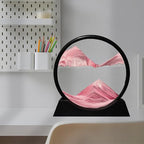 Aoderun Moving Sand Art Picture Round Glass 3D Deep Sea Sandscape in Motion - Image 3