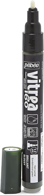 Pebeo 118086 Vitrea 160, Glossy Glass Paint Marker - Image 2