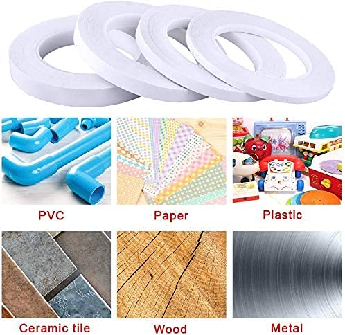 Thin Double Sided Tape for Craft, Card Making, Scrapbooking and Office School - Image 5