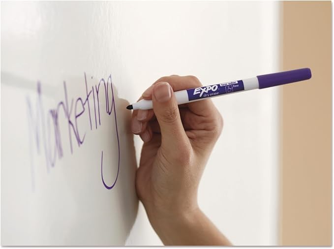 EXPO Dry Erase Markers, Low Odor Ink, Fine Tip, Back to School, Teacher Supplies - Image 2