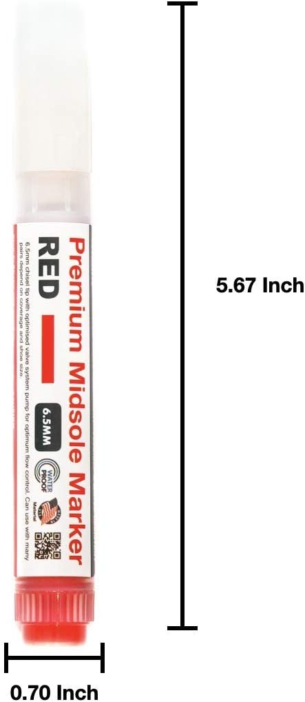Wilkins Premium Midsole Marker for Customization Paint on Leather, Fabric and - Image 6