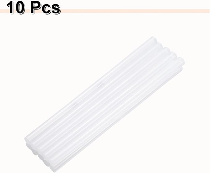 HARFINGTON 10pcs Hot Glue Sticks 0.43" Dia x 10.63" Long EVA Mini Hot Melt - Image 3