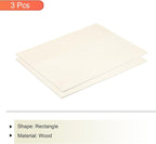 MECCANIXITY 3pcs Basswood Sheets 7.9 x 12 x 3/16 Inch Unfinished Wood Boards - Image 3