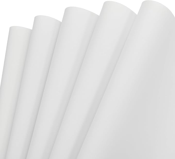 MECCANIXITY EVA Foam Sheets White 19.7 Inch x 35.4 Inch 1mm Thick Crafts Foam by MECCANIXITY