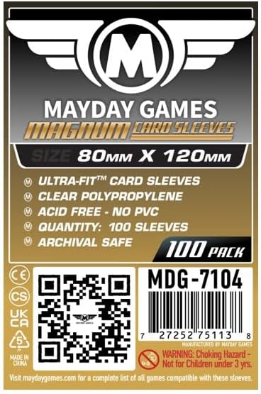Mayday Games Tides of Madness Game Accessory- Standard Card Sleeve Bundle by MAYDAYGAMES