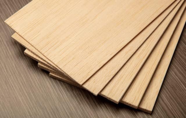 Balsa Wood Sheets, Model Grade Hobby Craft Balsa Wood Thin Plank, Wood Burning - Image 5