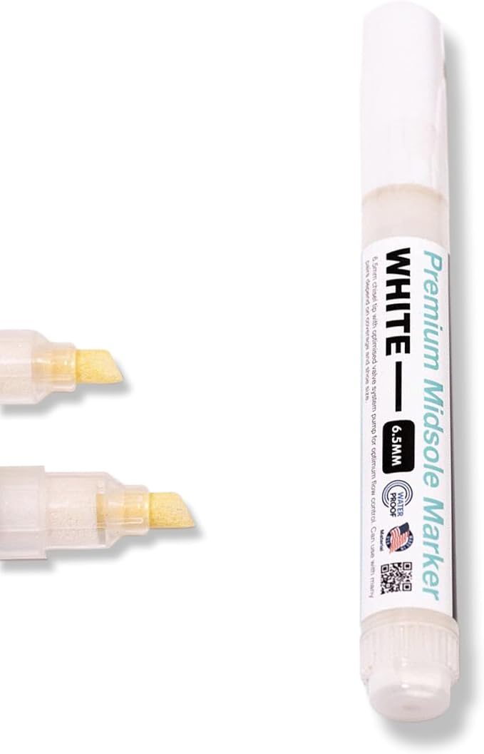 Wilkins Premium Midsole Marker for Customization Paint on Leather, Fabric and by WilkinsCleanser