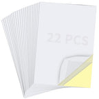 22 Sheets Clear Double Sided Adhesive Tape Sheets by Birllaid