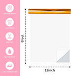 Bronze Heat Transfer Vinyl Roll, Soft Metallic Foil HTV - Image 2