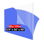 36x48 Plexiglass Sheets 1/4 inch Thick Clear Acrylic Sheets 36x48 Acrylic Board by GETWANT