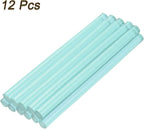 uxcell Mini Hot Glue Sticks for Glue Gun 7mm x 100mm Transparent Blue 12pcs - Image 3