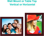 RPJC 8x10 inch Picture Frame Made of Solid Wood High Definition Glass - Image 5
