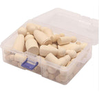 50 Pack Unfinished Wooden Peg Dolls & Figures - Image 4