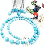 Zenkeeper 108 Pcs Blue Larimar Beads - Image 4