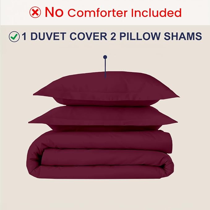 Kotton Culture 3 Pc California King Duvet Cover Set-100% Egyptian Cotton 600 - Image 2