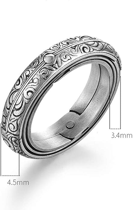 JAJAFOOK Astronomical Sphere Ball Deformation Ring Cosmic Finger Ring Lover - Image 6