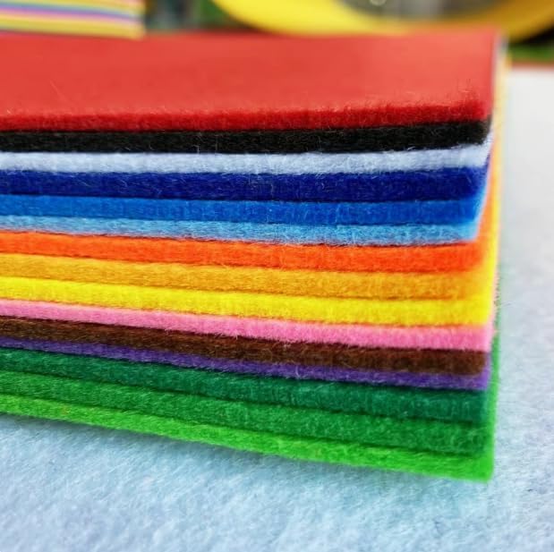 YYCRAFT Stiff Felt Sheets Thick Felt 9 Inch X 12 Inch by YYCRAFT-ArtsCraftsSupplier