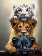 GXGLLPZBY DIY Tiger Animal Diamond Painting Kits, 5D Diamond Art by GXGLLPZBYZBYHW