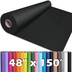 PerkHomy Black Kraft Paper Roll 48" x 1 by PerkHomy