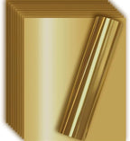 Light Gold Metallic Foil HTV Heat Transfer Vinyl by TvinylWarehouse