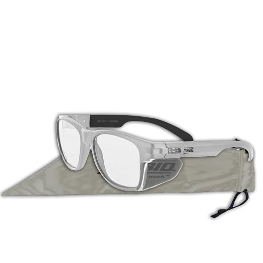 MAGID Y50 Safety Glasses for Construction | White Frame — 24-Pack, ANSI Z87.1+ - Image 3