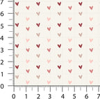 Valentine Patchwork Fabric Panel 100x155 cm – 100% Cotton Satin, 6 Coordinated - Image 4