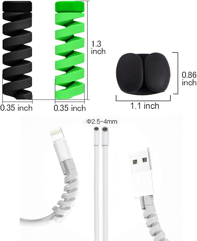 36 PCS Cable Protectors for iPhone iPad Charger End Cord Savers - Image 2