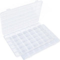 IOOLEEM 42 Grids Plastic Bead Organizer Box, Organizer Container Storage Box by IOOLEEM