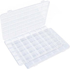 IOOLEEM 42 Grids Plastic Bead Organizer Box, Organizer Container Storage Box by IOOLEEM