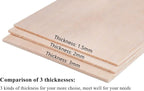 12 Pack 1/8 Balsa Wood Sheets 4 x 6 Inch Natural Plywood Unfinished Wood Board - Image 6