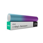Cricut Cold-Activated, Color-Changing Vinyl – Turquoise/Purple, 2ft Roll of by Unknown