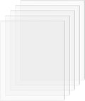 SimbaLux Acrylic Sheet Clear Cast Plexiglass 8”x10” 0.08” Thick 2mm, 5 Pack | by SimbaLux