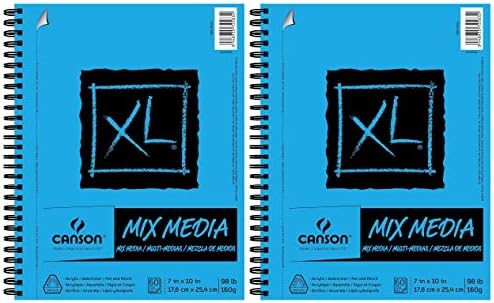 Canson XL Series Mix Media Paper Pad, Heavyweight, Fine Texture, Heavy Sizing by Unknown