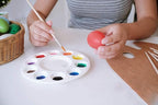 8pcs Paint Tray Palettes, Plastic White Palettes - Image 3