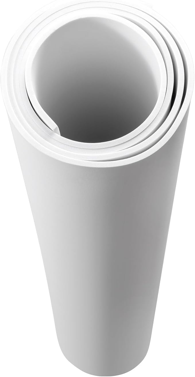 AMZQNART EVA Foam 6mm, Cosplay Foam 39x59 inch White, High Density 90 kg/m³ by AMZQNART