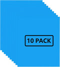 FUNKAKA Lake Blue HTV Heat Transfer Vinyl Bundle, 10 Sheets Sticky HTV Vinyl by FUNKAKA