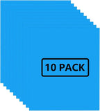 FUNKAKA Lake Blue HTV Heat Transfer Vinyl Bundle, 10 Sheets Sticky HTV Vinyl by FUNKAKA