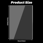 80PCS Clear Acrylic Sheets 4 x 6 Inch Acrylic Board 1 mm Thick Acrylic Panel - Image 2