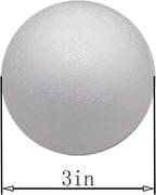 Crafjie Craft Foam Balls 40-Pack 2.9 Inches in Diameter, Foam Ball - Image 2