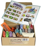 Woolbuddy Needle Felting Wool Kit – Starter Set to Make 6 Cute Animals – - Image 4