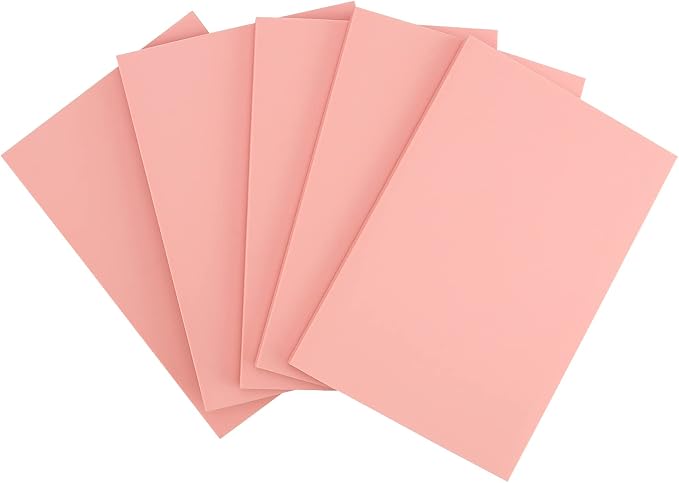 MOUYAT 10 Pack 4 x 6 Inch Pink Rubber Carving Blocks, Rubber Linoleum Block - Image 4