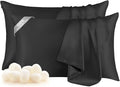 THXSILK Set of 2 Pure Mulberry Silk Pillowcases by THXSILK