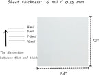 BANLTRE 32 Pieces 6 mil Transparency Blank Template Material Stencils Mylar - Image 2