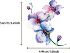 50 Pcs Clear PET Orchid Stickers - Image 7