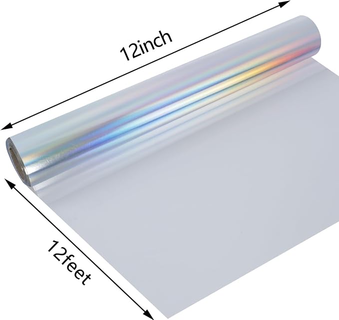 guangyintong Soft Metal Heat Transfer Vinyl Rainbow HTV Rolls, HTV Vinyl - Image 2