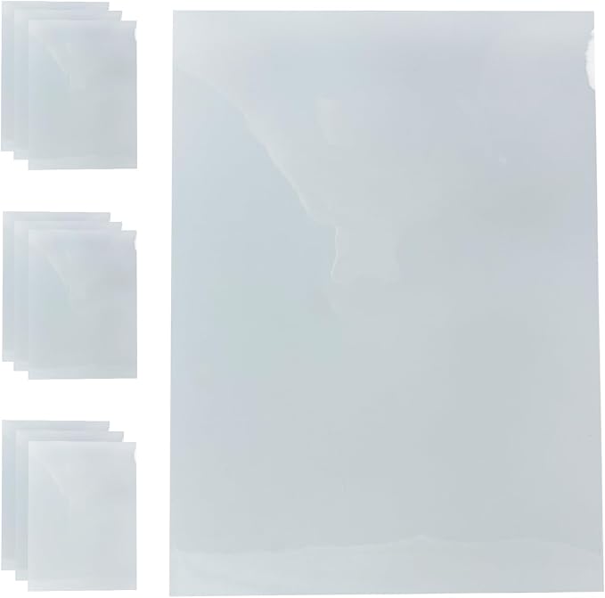 Transparent PVC Faux Leather Sheets, Glossy Waterproof Clear Vinyl Fabric - Image 2
