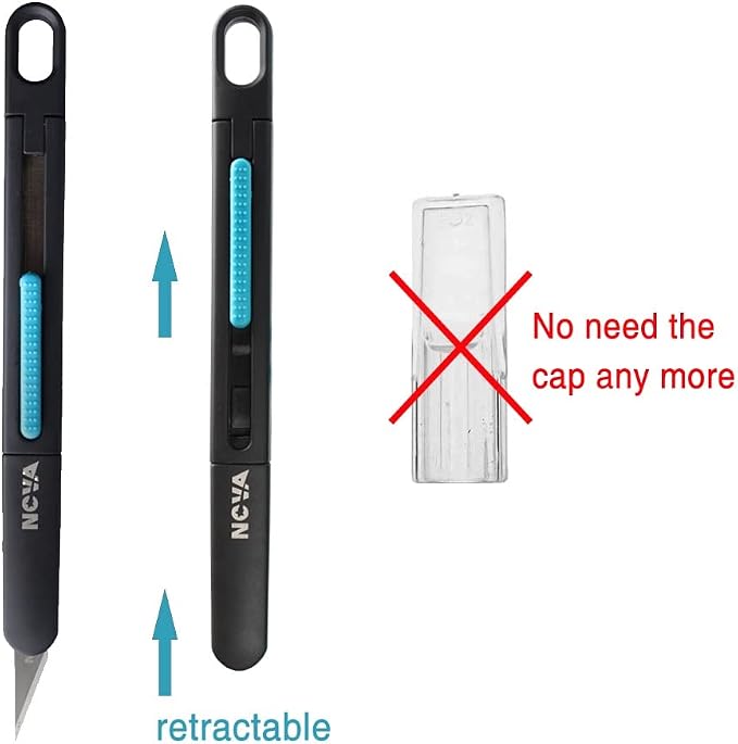 Nova Precision Craft & Hobby Knife, Premium Safety Cutter - Image 2