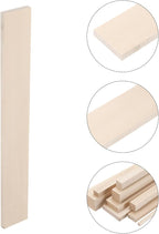 MECCANIXITY 6pcs Wood Sticks, 3/8"x 2" x 15" Rectangle Wooden Cube Wood Square - Image 3